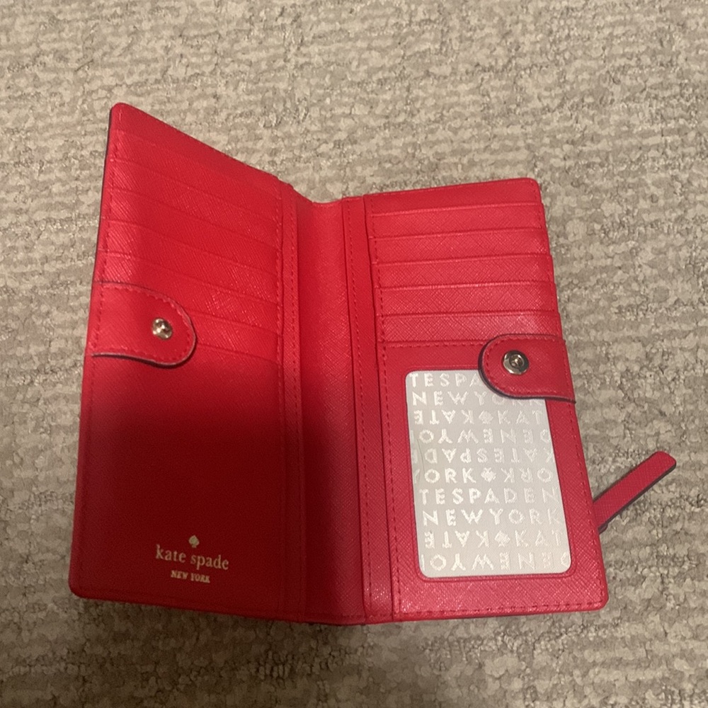 Kate Spade Red Wallet - Picture 2 of 4